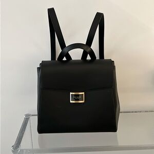 Katy Medium Flap Backpack Black style K8972